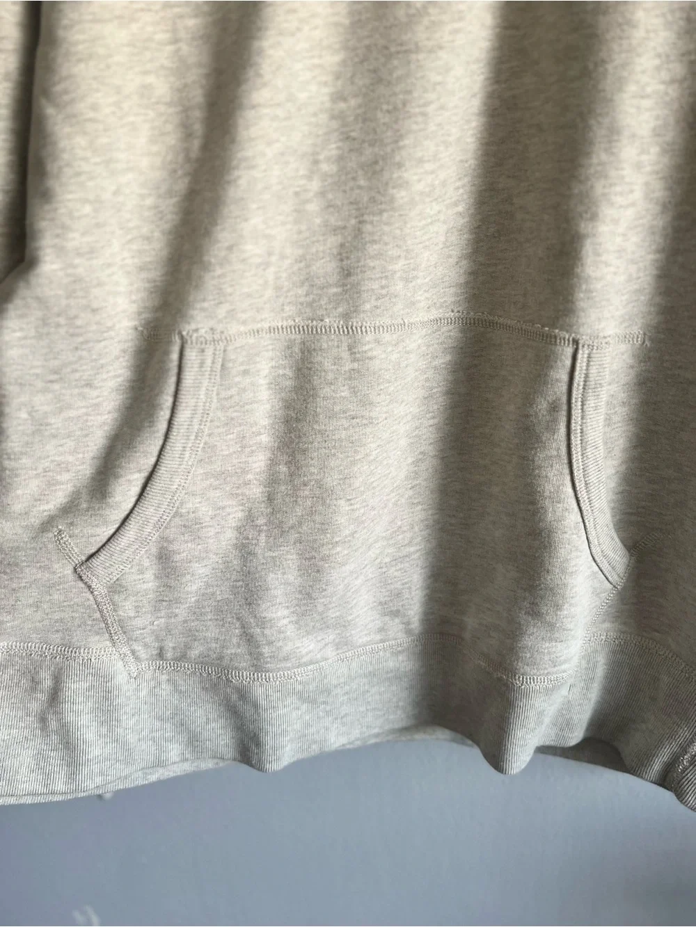 J. Crew Light Gray Cotton Mock Neck Pullover